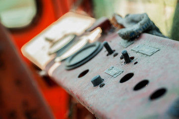 Old rusty dashboard
