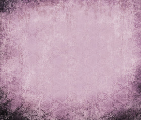 Fototapeta premium Ancient wall-paper grunge on a rough cloth, lilac