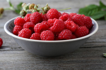 Fresh summer raspberry