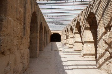 Corridor with arches