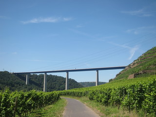 Autobahnbrücke über die Mosel bei Winningen © KlausMJan
