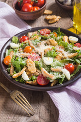 Healthy Chicken Caesar Salad