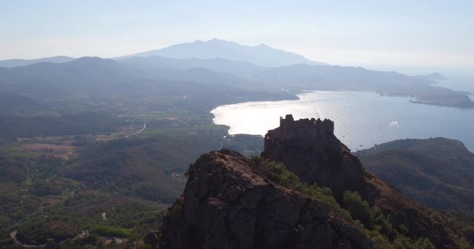 Elba, mountains, Italy, europe,Portoferrario, holiday, castle