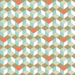 Seamless vector background with abstract geometric pattern. Print. Repeating background. Cloth design, wallpaper.