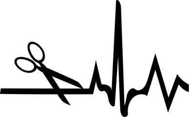 Beaten cut by scissors