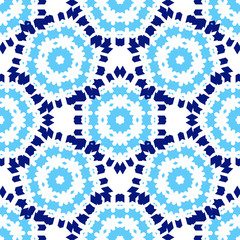 Zellige Tile seamless. Moorish patern