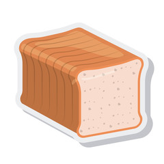 delicious bread isolated icon vector illustration design
