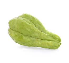 Chayote isolated on white background