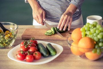 Girl in the kitchen
