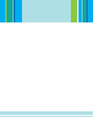 Striped Letterhead Template Blues Greens