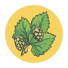 hop branch illustration