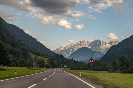Strada carrabile montana