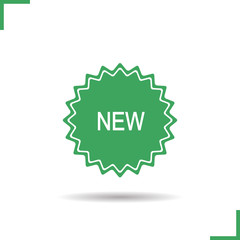 New green sticker icon
