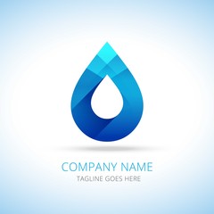 Water drop logo