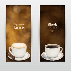 Coffee type brochures
