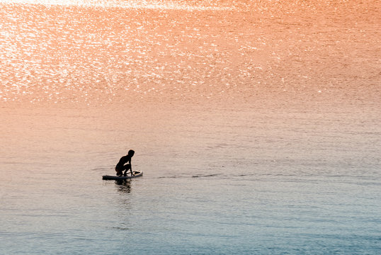 Standup Paddle Surfer Girl