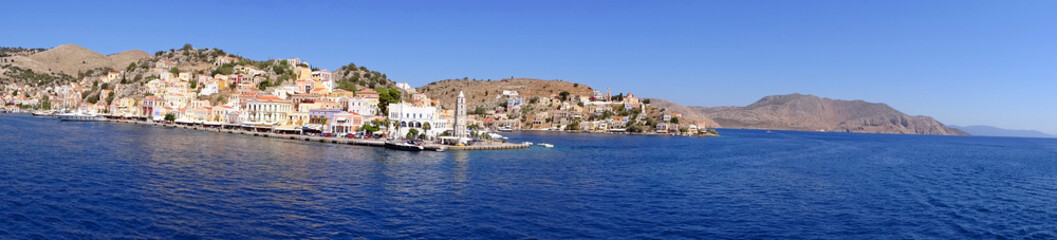 Fototapeta na wymiar Île de Symi, Grèce