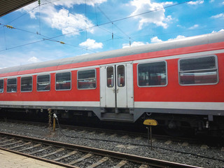 Obraz premium Wagon kolejowy