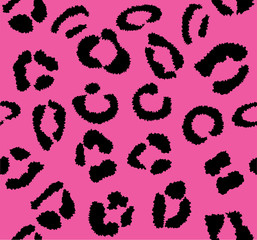 Fototapeta premium Vector Leopard Skin