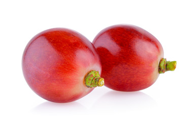 grape on white background