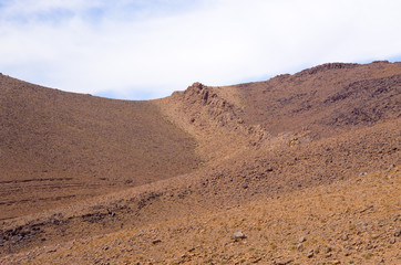 Dry hills of Morocco