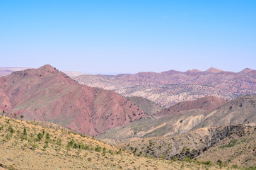 Beautiful Scenery of the Atlas Mountains in Morocco