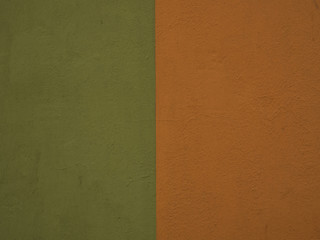 brown and green painted wall
