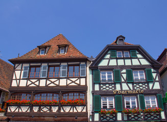 Fototapeta premium Maison à colombage à Obernai 