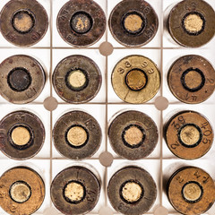 old rusty bullets