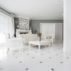 Photo of luxury vintage style family room