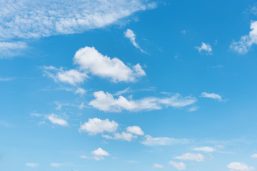 Blue sky with cloud in sunny day, nature background.