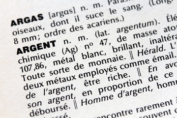 Fototapeta premium définition argent 08082016