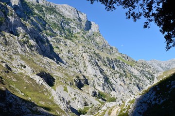 view of the rocks, mountain landscape