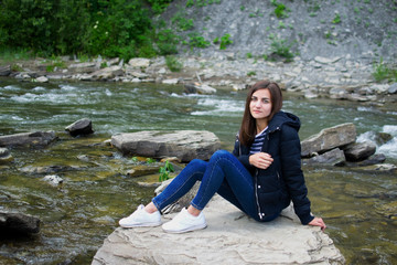 portrait of a beautiful teen girl