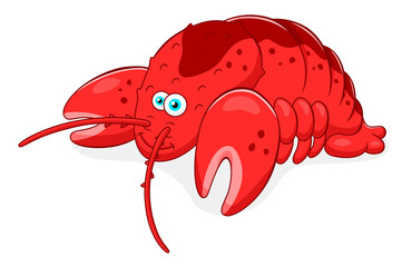 Cartoon lobster