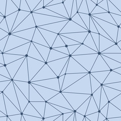 Obraz premium Sieć diagramów Voronoi bez szwu