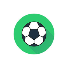Obraz premium Soccer ball icon on white background