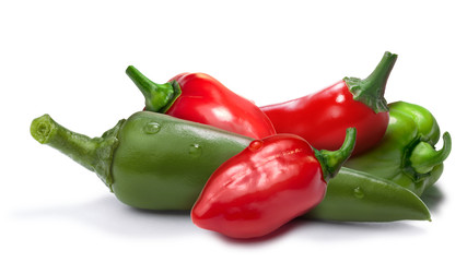 Different peppers as design element