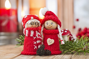 Weihnachts Holzfiguren