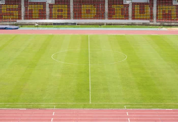 Zelfklevend Fotobehang Stadion leeg stadion