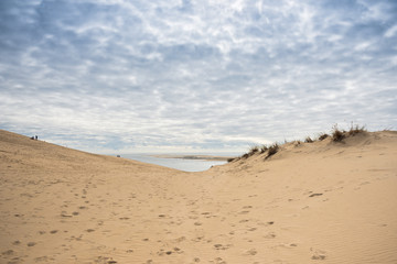 View of The Arcachon Bay and The Duna of Pyla, France