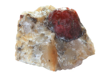 cristal of garnet (almandine)