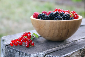 Assorted berries
