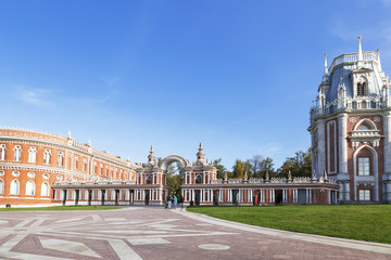 The architectural ensemble of the Museum-reserve "Tsaritsyno", Moscow, Russia