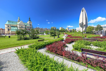 Rzeszow / Ogrod publiczny w centrum miasta