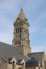 Fototapeta na wymiar Eglise noirmoutier
