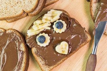 Chocolate hazelnut spread.