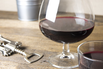 Calice di vino composizione