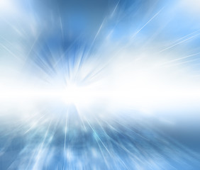 Obraz premium Abstract blue background