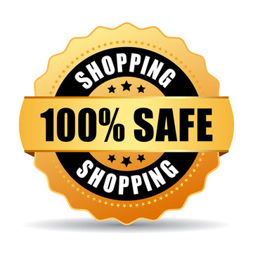 Safe shopping icon
